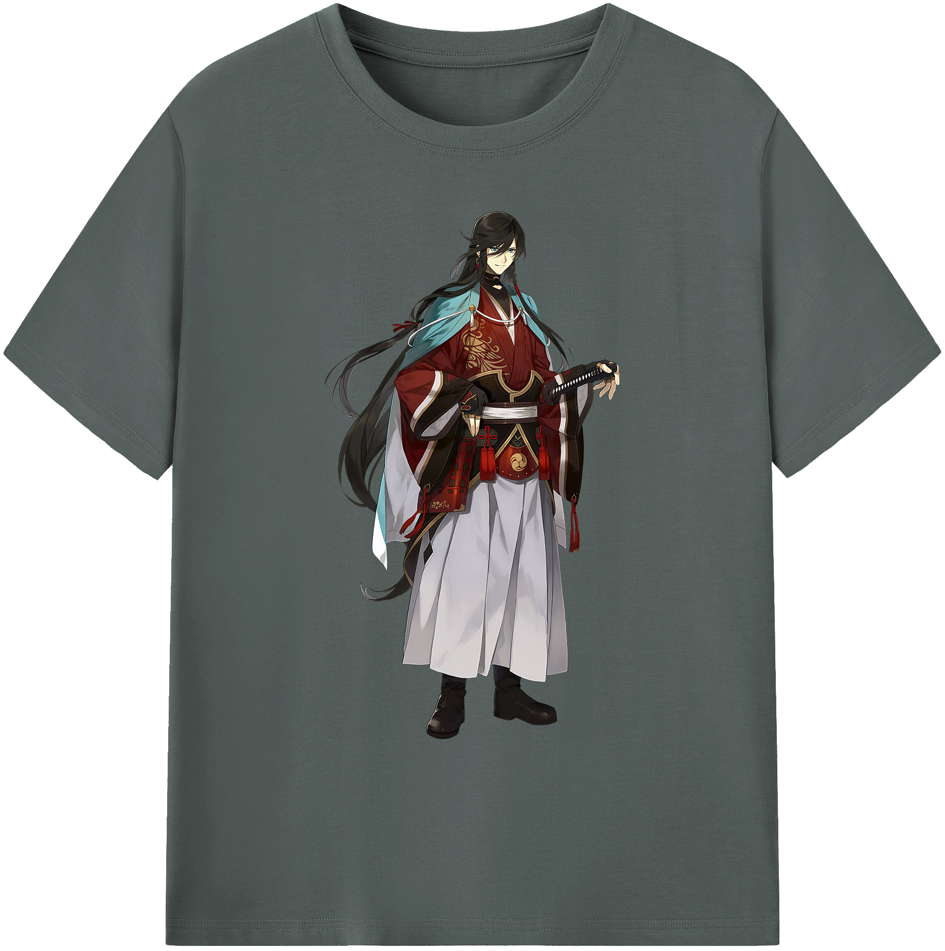 （画像用） 刀剣乱舞 Touken Ranbu 綿100％ メンズ半袖Tシャツ｜肌触りやわらか＆通気性